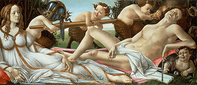 1765321_FIG 1: Sandro Botticelli, Venus and Mars, c. 1485, National Gallery, London. Image: Bridgeman Images